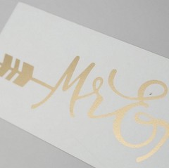 Mr. & Mrs. White Wooden Sign, Wedding, Home Decor, 1 Piece