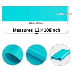 10-Pack Satin Table Runner 12 x 108 Inch Long Bright 12″x108″ 10PCS Turquoise