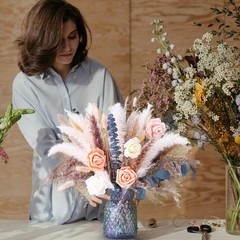 Dried Flower Bouquet | Ppas Grass Decor | Floral Arranments for Home &