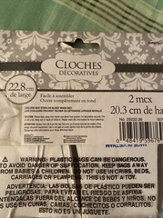 Honeycomb Bells 2 Pack 8in By 9 In White