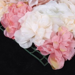 6*Flower Wall Panel Party Artificial Wedding Bouquet Decor Romantic Rose Flower