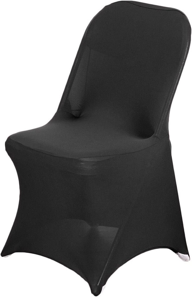 Efavormart 30 PCS Stretchy Spandex Fitted Folding Chair Cover