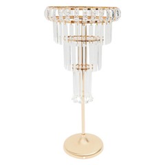 Gold Flower Stand, Wedding Flower Stand, 4 Tier Floor Standing, Countertop Mount