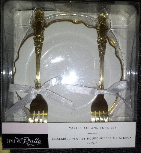Style Me Pretty Cake And Fork Set Of 4 Count