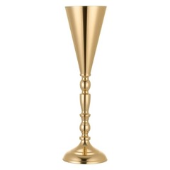 Uimoso Set of 20 Gold Trumpet Vases, 16.9in Tall Wedding Table Centerpieces