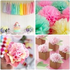 Outuxed 400 Sheets Tissue Paper Bulk for Gift 11.5in x 8in、400pcs, 40colors