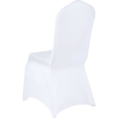 Uimoso 100PCS White Stretch Spandex Chair Covers for Weddings, and Dining