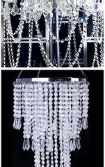 99 FT Garland Diamond Acrylic Crystal Bead Wedding Decoration Party Home Deco