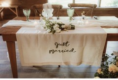 Wedding Sweetheart Table Runner Handmade Wedding Decoration