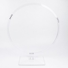 26 in Clear Round Acrylic FLORAL HOOP Standing Wreath Ring Centerpiece Party