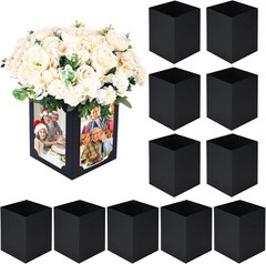 12 Pcs Picture Centerpieces for Table – 6 Inch Photo Display Frame & Black