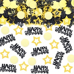 100Pcs Double-sided Happy Retirement Party Confetti Star Pentagram Table Deco…