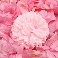 12pcs 3D Artificial Flower Wall Panel Silk Rose Mat for Wedding Backdrop 38*38cm