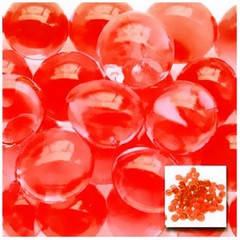 Red Vase Filler Beads 4oz Bag Makes 3 Gallons – Water Storing Gel