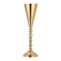 Uimoso Set of 20 Gold Trumpet Vases, 16.9in Tall Wedding Table Centerpieces