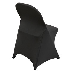VEVOR 100PCS Black Stretch Spandex Folding Chair Covers for Wedding Party Dining