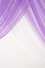 Deluxe Wedding Arch Flowers & Drapes Kit – Purple Sage Silk Arrangements