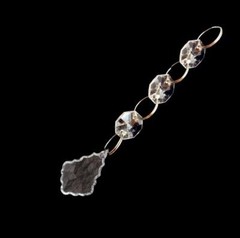 50/100Pcs Wedding Acrylic Garland Diamond Crystal Bead Chandelier Hanging Decor
