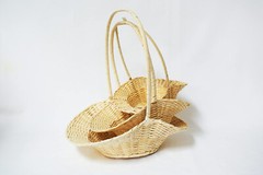 3 Pc Bamboo Baskets 4″ 5″ 6″ 7″ 8″ 10″ 12″ 14″ 16″ 18″ for Wedding, Party