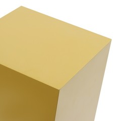 3-Pc Gold Iron Display Pedestal Stands Cuboid Set for Wedding Party