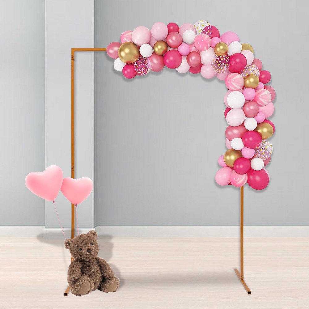 2*1.5m Balloon Wedding Backdrop Stand Balloon Frame Stand Garden Decoration