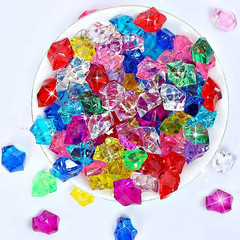 20*27mm Crystal Plastic Gem Stone Ice Rocks Table Scatter Vase Fish Tank Decor
