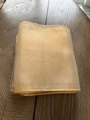 wedding chair sashes champagne