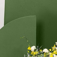 4 Matte OLIVE GREEN Fitted Spandex Half Moon Wedding Arch Backdrop STAND COVERS