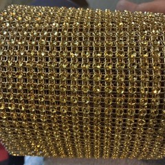 DIAMOND MESH WRAP ROLL RHINESTONE SPARKLE BLING RIBBON