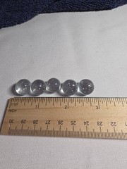 4 Lb Round Glass Clear Marbles for Vase Filler Etc