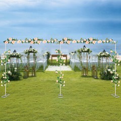 3x6m Wedding Decoration Stand 20mm Square Tube Backdrop Frame With 1m Sections