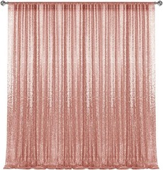 10x10FT Rose Gold Sequin Backdrop for Events