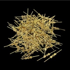 200pcs 33mm/45mm Golden/Silver/Bronze Bowtie Butterfly Beads Connectors Pins DIY
