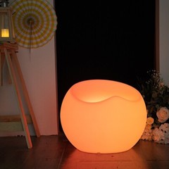 19×20 Assorted Cordless Light Up SAUCER CHAIR LED Furniture Party Decorations