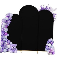 3-Piece Arch Cover Bundle – 7.2FT, 6.6FT & 6FT Stretch 7.2FT 6.6FT 6FT black