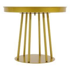 10Pcs 25/15cm Tall Gold Metal Flower Stand Circular for Table Centerpieces Decor