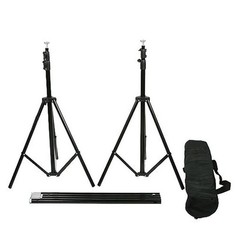 10 ft x 10 ft BLACK Photography Backdrop Stand Kit Studio Photo Background Party
