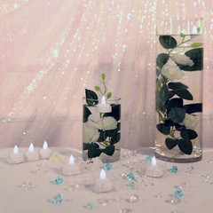 12 pcs White LED Battery Operated Floating Tealight Candles Lights Party Sale