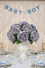 Larksilk Blue Artificial Hydrangea 1 Stems ? Realistic Faux Silk Flowers for …