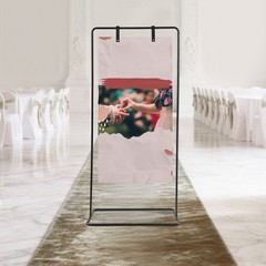 Display Stand for Wedding Sign Wedding Welcome Sign Stand Wedding Sign Holder