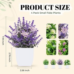 Lightweight Faux Eucalyptus – 4 Plants for Stunning Table Centerpieces