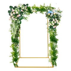 Rectangle Wedding Arch Birthday Party Metal Balloon Frame Backdrop Stand 5.9ft