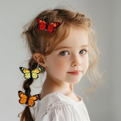 6pcs Artificial Feather Butterfly Decorations Artificial Butterflies for Craf…