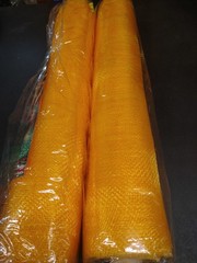 2 Rolls Golden Deco Mesh 21″ Genuine Craig Bachman 30Ft, Transparent Autumn Gold