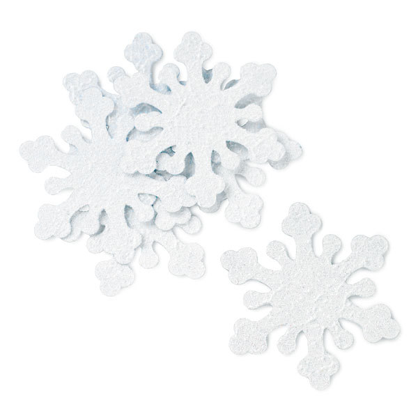 Iridescent Snowflakes Wedding Shower Party Decorations – Package of 10