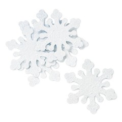 Iridescent Snowflakes Wedding Shower Party Decorations – Package of 10