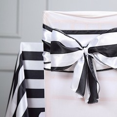50 Satin Stripe Chair Sashes Wedding Party Event Ceremony Decorations Wholesale