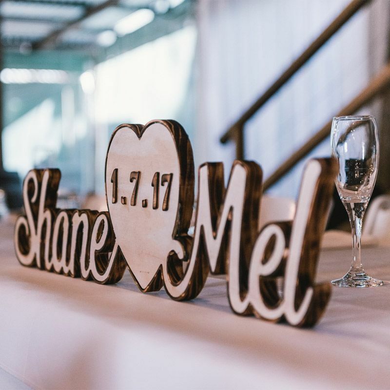 Personalised Wedding Bridal Table Decoration Sign