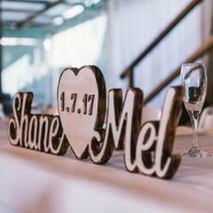 Personalised Wedding Bridal Table Decoration Sign