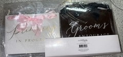 WEDDING BRIDE & Groom hanger and sign kit. NEW. SALE! Reception